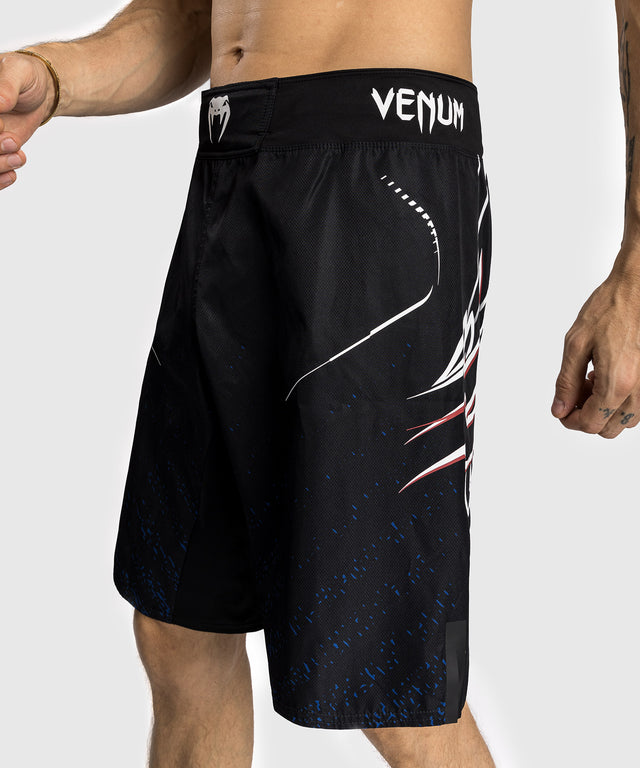 Shorts de MMA Venum x TEKKEN 8 – Jin Kazama – Bleu/Noir/Blanc