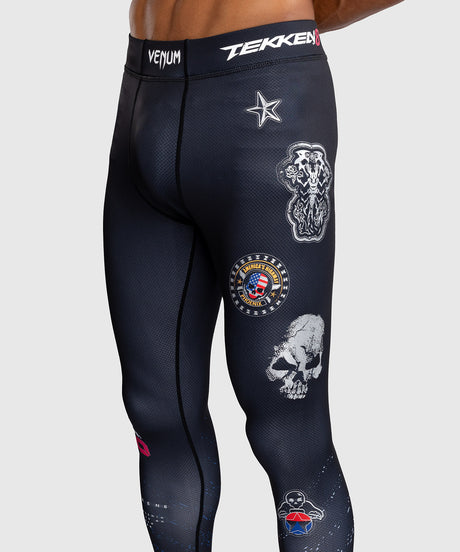 Venum x TEKKEN 8 Spats - Paul Phoenix - Svart/Blå