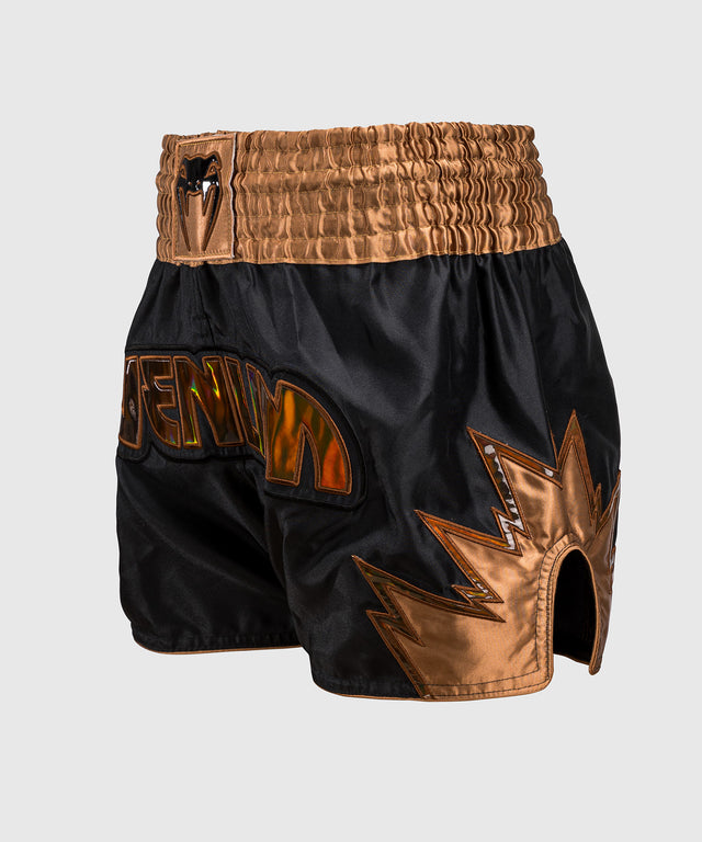 Venum Inferno Muay-Thai-Shorts – Schwarz/Bronze