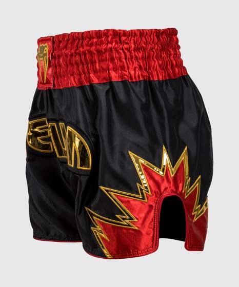 Pantaloncini Kickboxing Venum Inferno – Nero/Rosso/Oro