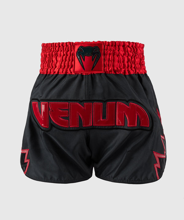Venum Inferno Muay-Thai-Shorts – Anthrazitgrau/Rot