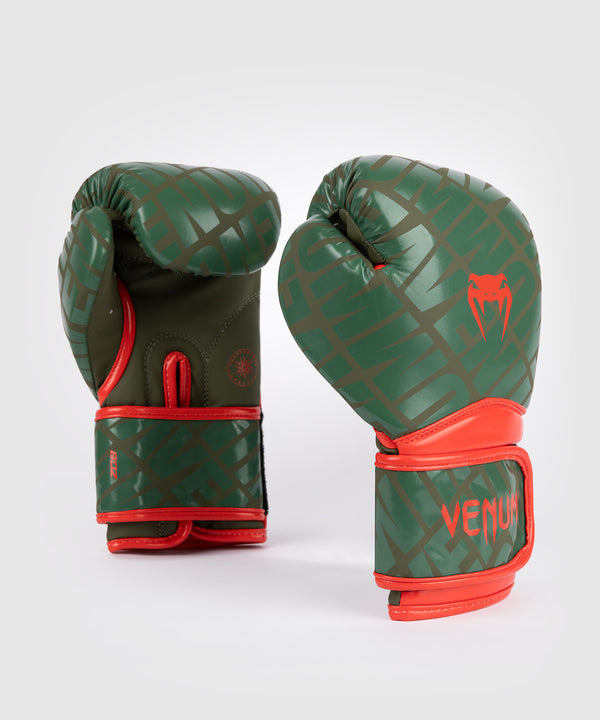 Guantes de boxeo Venum Contender 1.5 XT Niños – Verde militar/Naranja