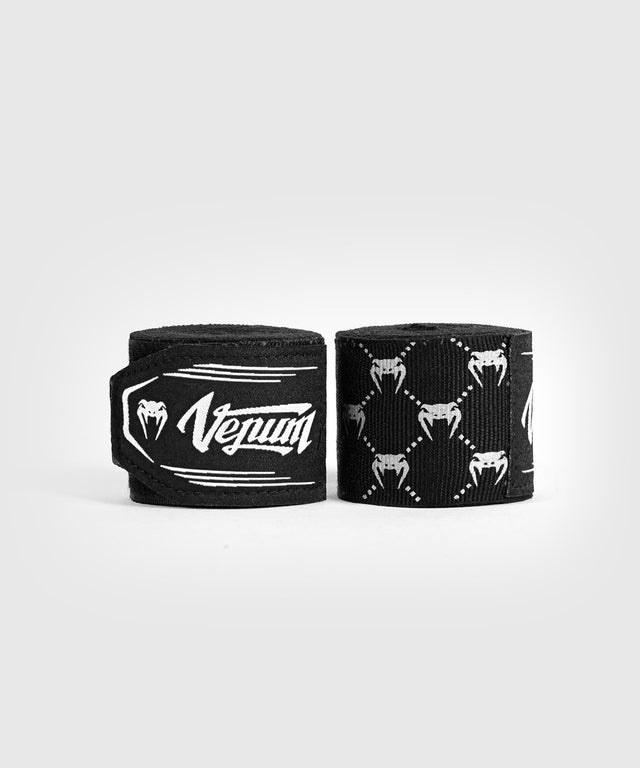 Venum Bandagen Monogram – Schwarz/Weiß