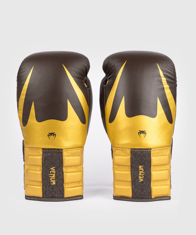 Venum Bokshandschoenen Reverso - Donkerbruin/Goud