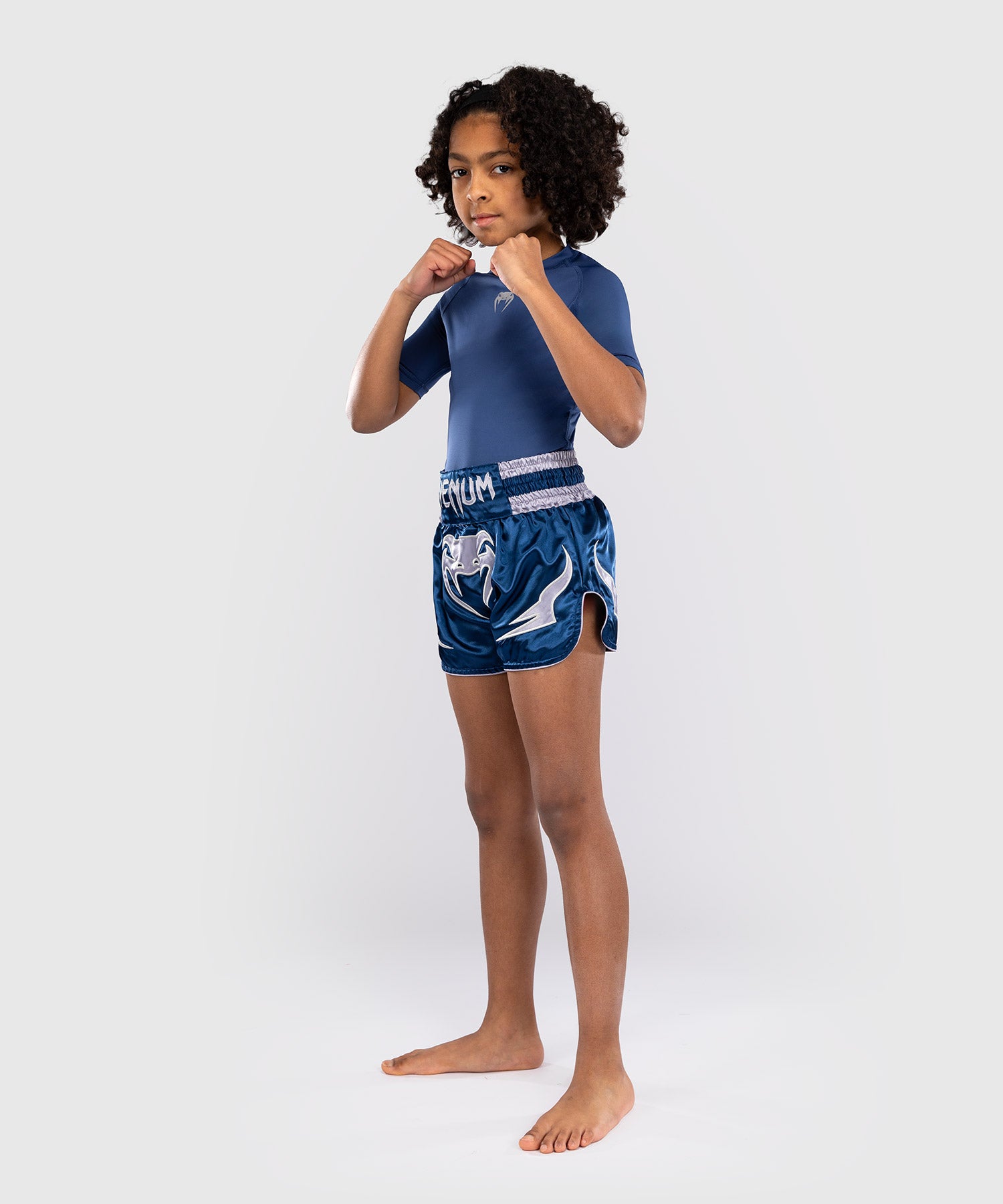 Pantaloncini Muay Thai Venum Inferno – Blu Bambini