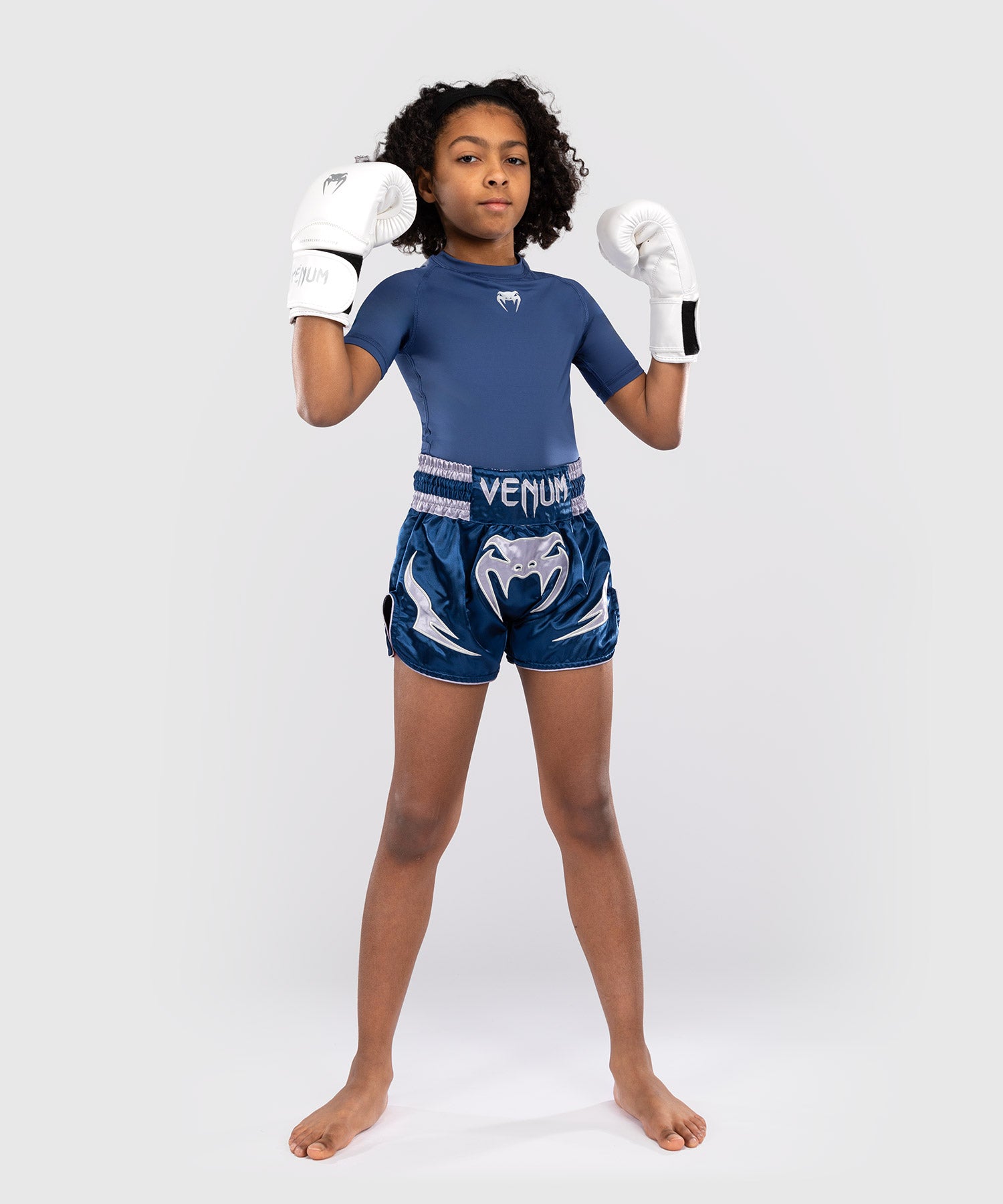 Pantaloncini Muay Thai Venum Inferno – Blu Bambini