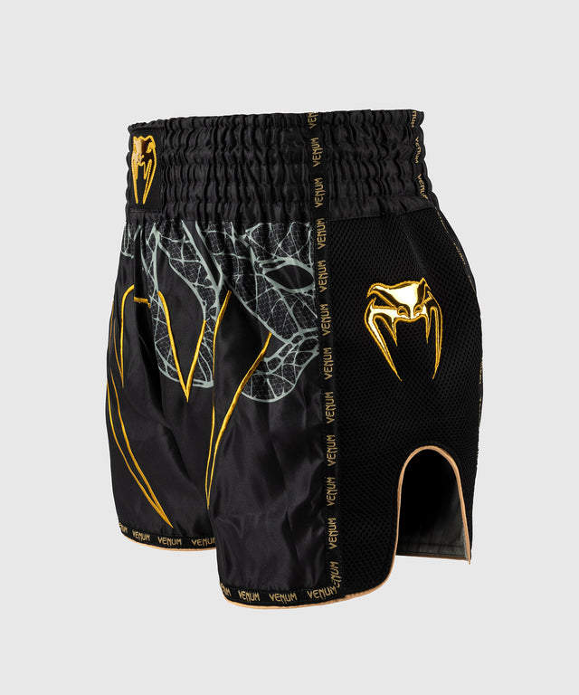 Shorts de Muay Thai Venum Serpenti – Noir