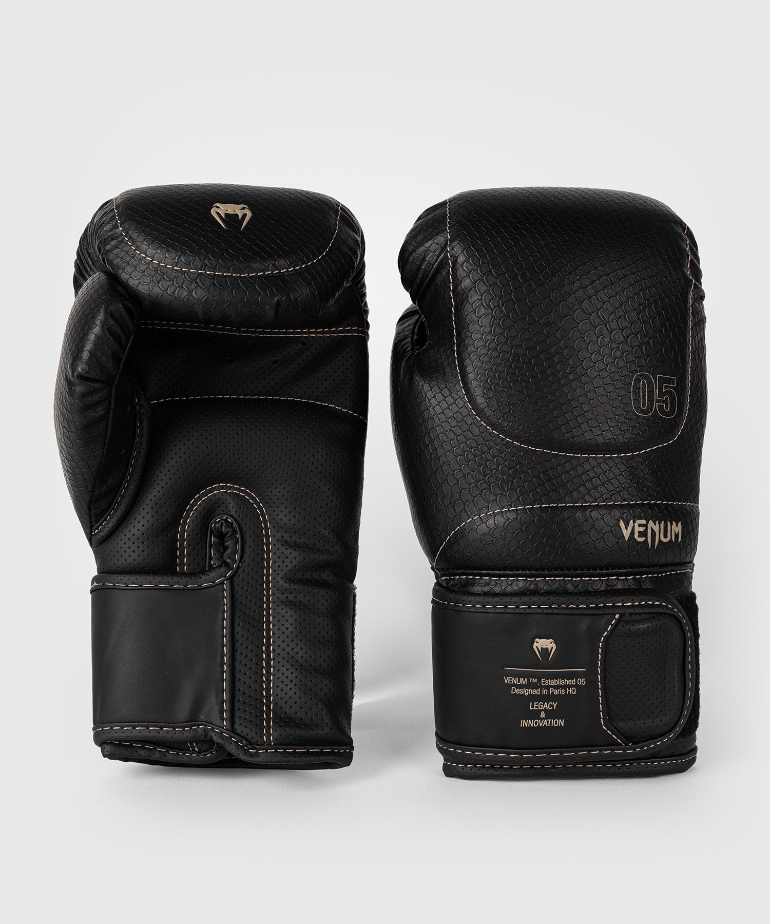 Venum Boxing Gloves Impact Evo Scales - Black
