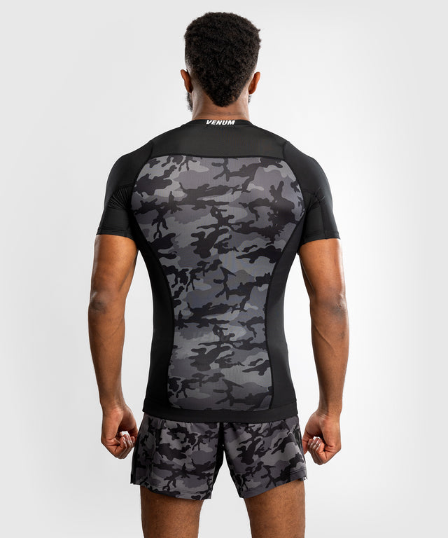 Venum x Polaris Rashguard – Kurzarm – Schwarz/Grau