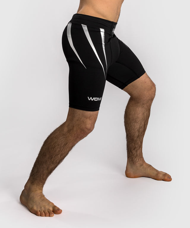 Venum x WOW FC Vale Tudo Shorts – Schwarz/Silber Grau