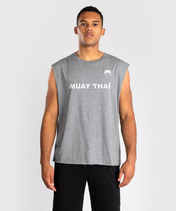 Camisola de alças Venum Muay Thai – Cinzento