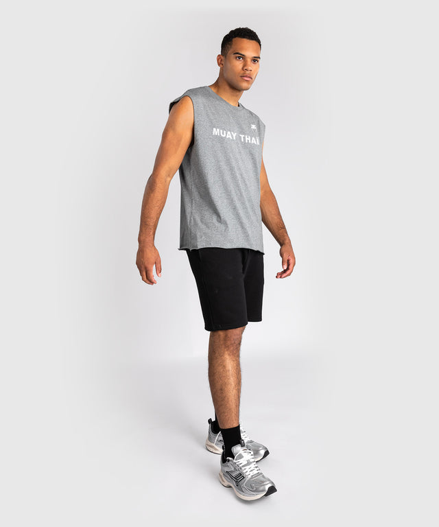 Camisola de alças Venum Muay Thai – Cinzento