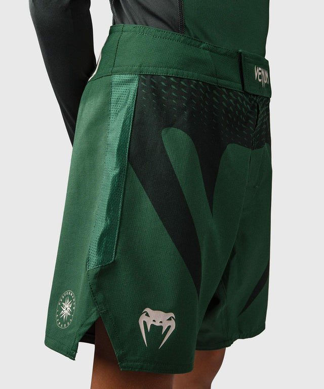 Venum MMA Shorts Attack Kids – Green/Broken White