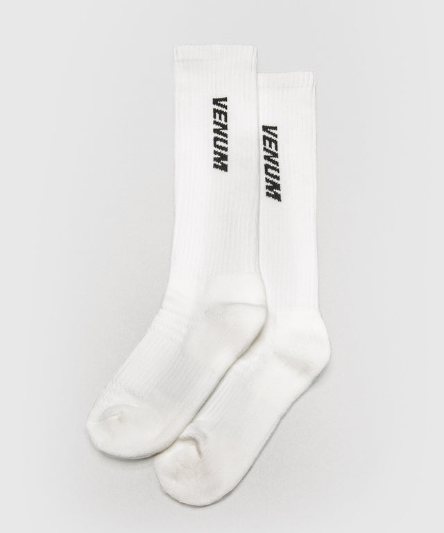 Calcetines Venum Essential Altos – Blanco