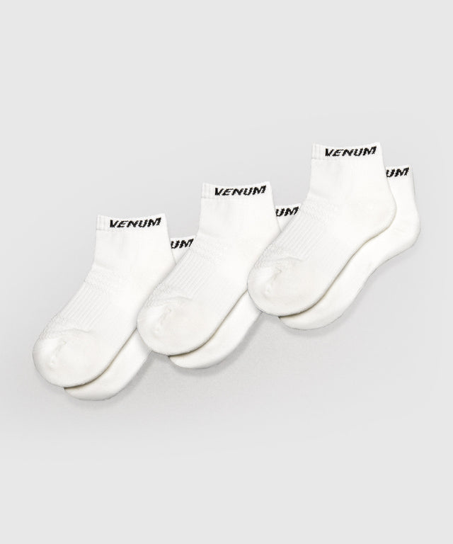 Chaussettes Venum Essential – Blanc – Lot de 3
