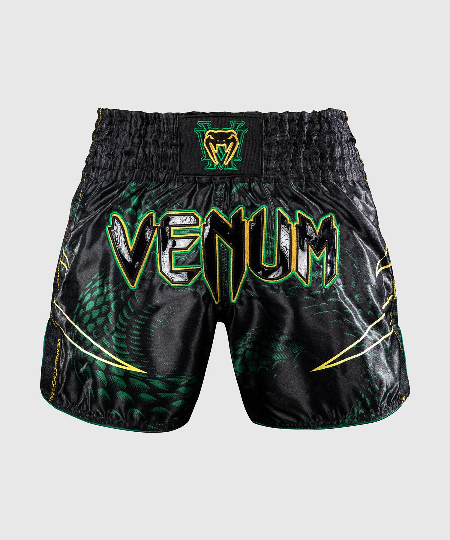 Venum Muay Thai Shorts Matupa - Zwart/Groen/Goud
