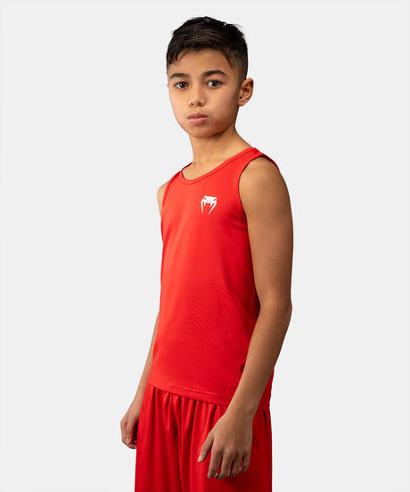 Camiseta de tirantes Venum Contender Youth Rojo - vista lateral