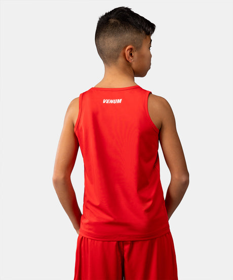 Camiseta de tirantes Venum Contender Youth Rojo – vista trasera