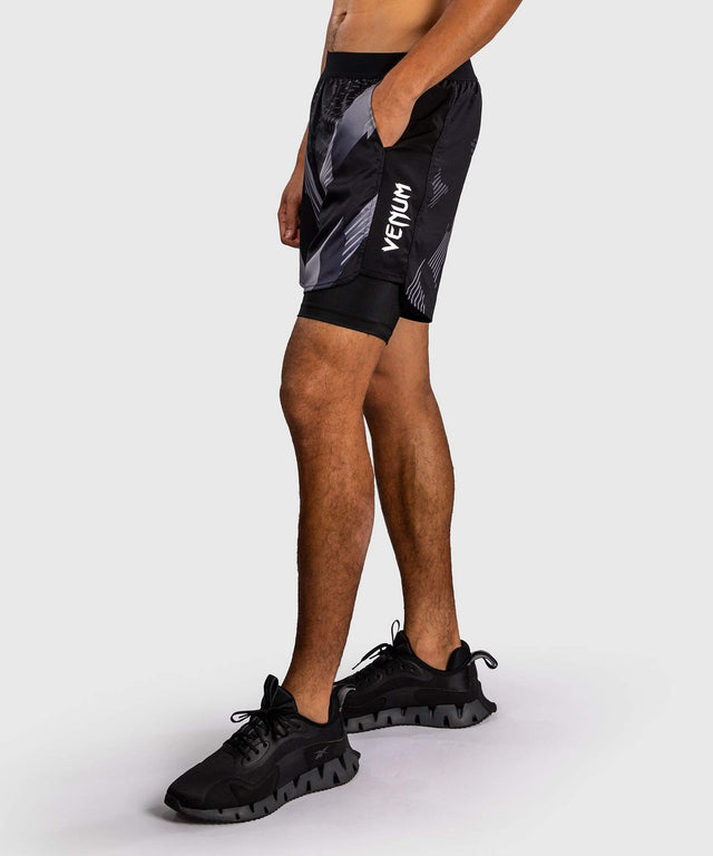 Pantaloncini a compressione Venum No-Gi 6.0 – Nero/Bianco