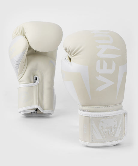 Guantes de boxeo Venum Elite – Blanco/Blanco