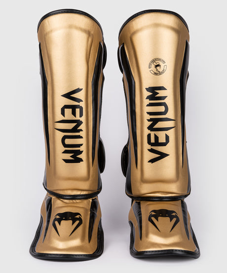 Venum Scheenbeschermers Kickboks Elite - Goud/Zwart