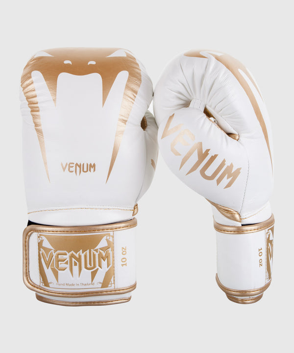 Boxerské rukavice Venum Giant 3.0 – Bílé/Zlaté