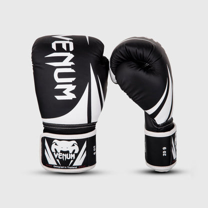 Gants de boxe Challenger Venum 2.0 Kids - Noir/Blanc