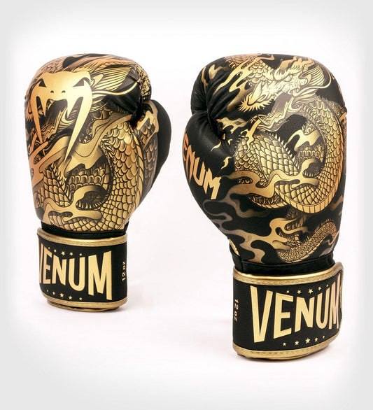 Gants de boxe Venum Dragon's Flight - Noir/Bronze