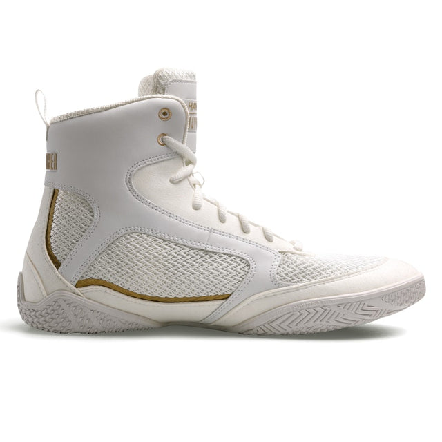 Botas de boxeo Hayabusa x Mayweather Champ – Blanco/Oro