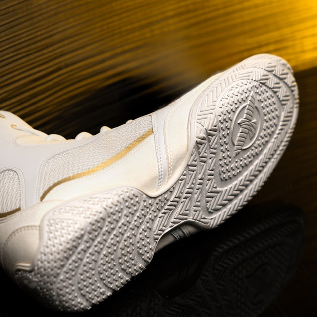 Botas de boxeo Hayabusa x Mayweather Champ – Blanco/Oro