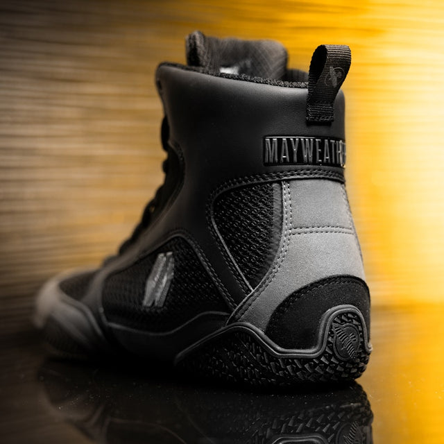 Hayabusa x Mayweather Boxschuhe Champ – Schwarz/Grau