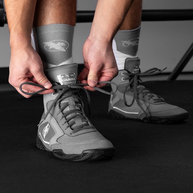 Hayabusa Pro Boxschuhe – Grau