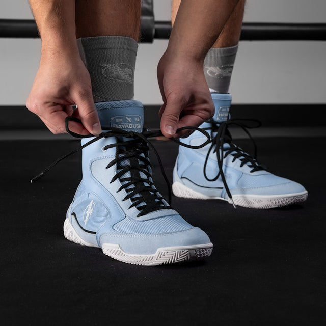 Hayabusa Pro Boxschuhe – Pastell Blau