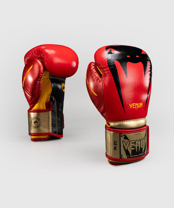Boxerské rukavice Venum Giant 3.0 – Červené/Žluté/Zlaté