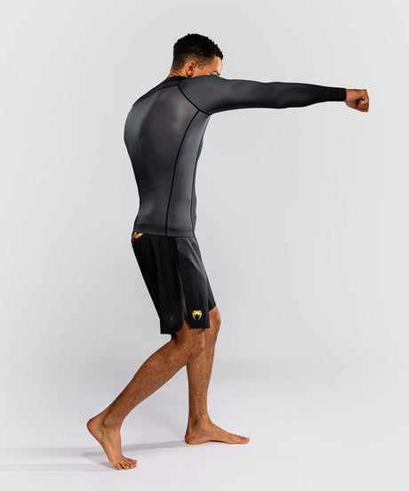 Rashguard Venum Attack manches longues – Noir/Or