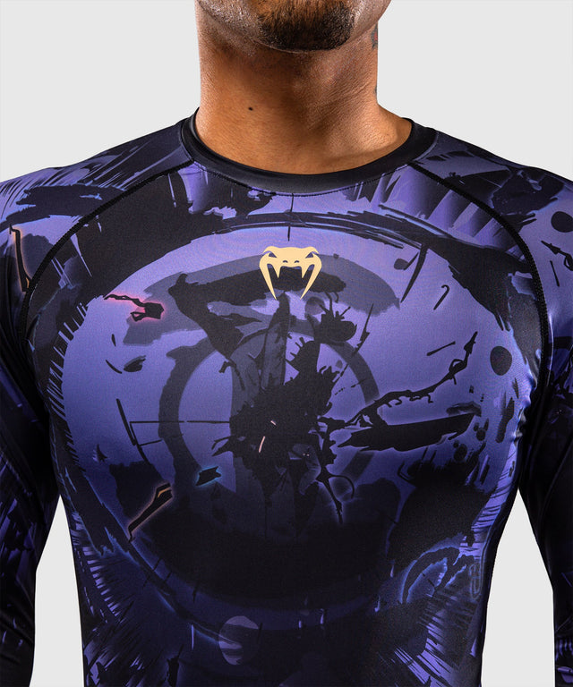 Venum Rashguard Lange Ärmel Gojo Jujutsu Kaisen – Lila