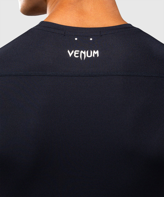 Venum Rashguard G-Core Kurzarm – Marineblau/Weiß
