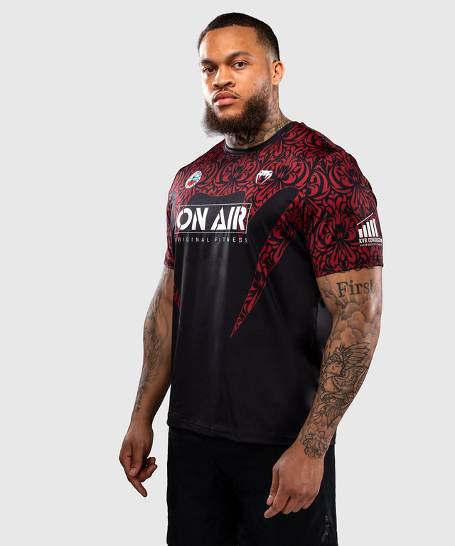 T-shirt Venum Bulgarian Top Team – Noir/Rouge