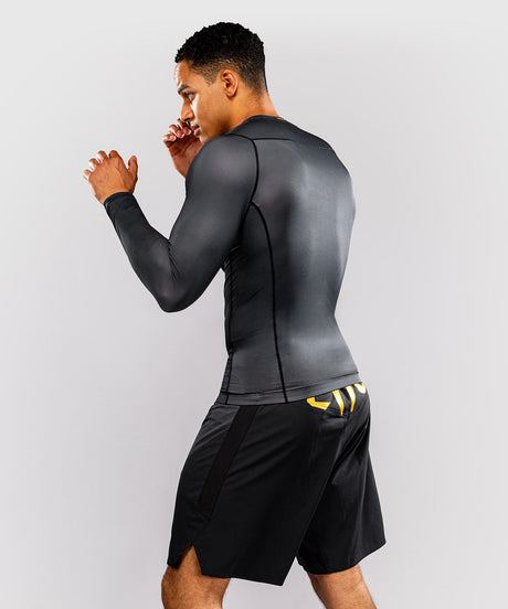 Rashguard Venum Attack manches longues – Noir/Or