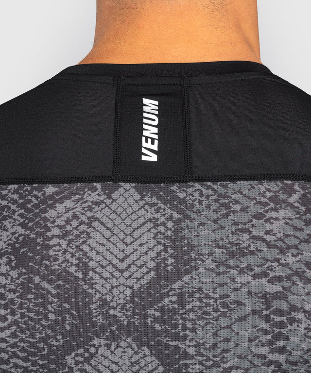 Venum Rashguard Lange Ärmel G-Fit Scales – Schwarz/Grau
