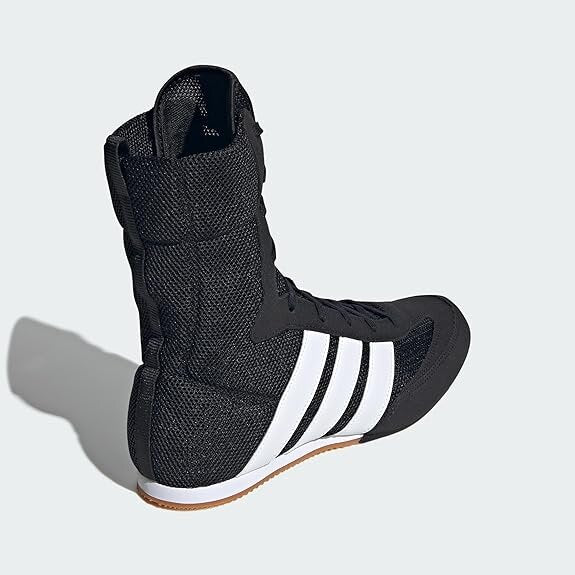 Chaussures de boxe Adidas Box Hog Classic – Noir/Blanc