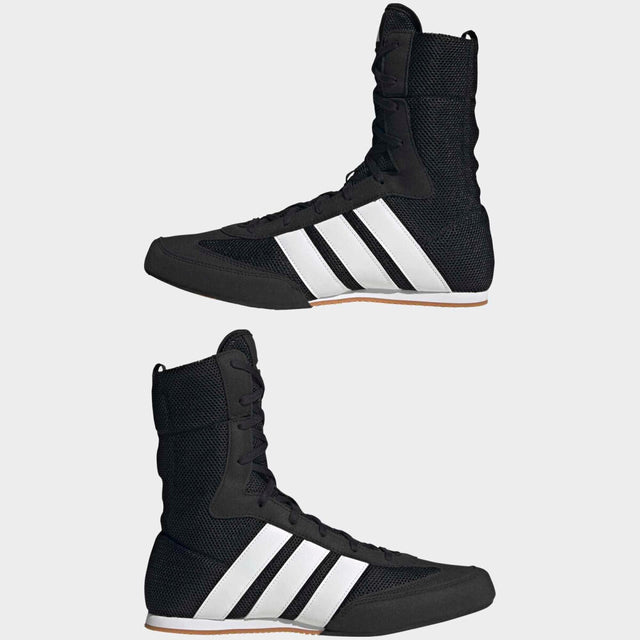 Chaussures de boxe Adidas Box Hog Classic – Noir/Blanc