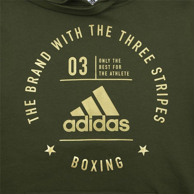 Adidas Hoodie Community Boxing - Groen/Goud
