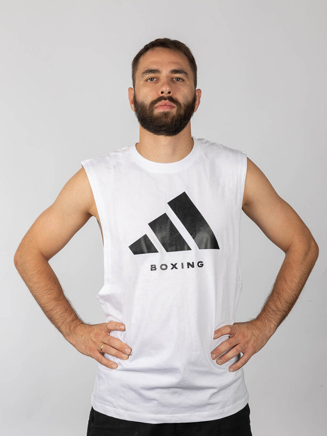 Adidas Tank Top Community Boxing - Wit