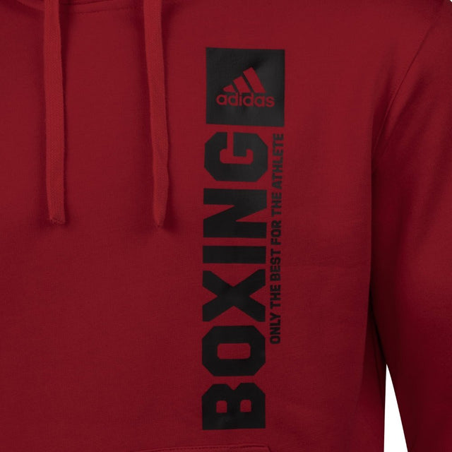 Adidas Hoodie Community Vertical Boxe – Rouge/Noir