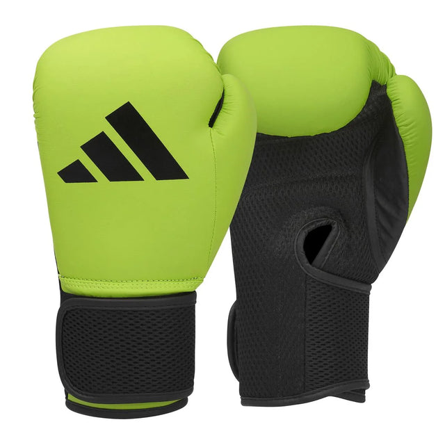 Adidas Boxhandschuhe + Boxsack Kinder – Grün/Schwarz