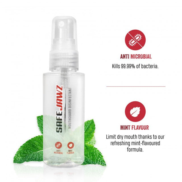 Spray antibatterico antimicrobico per paradenti - Accessori