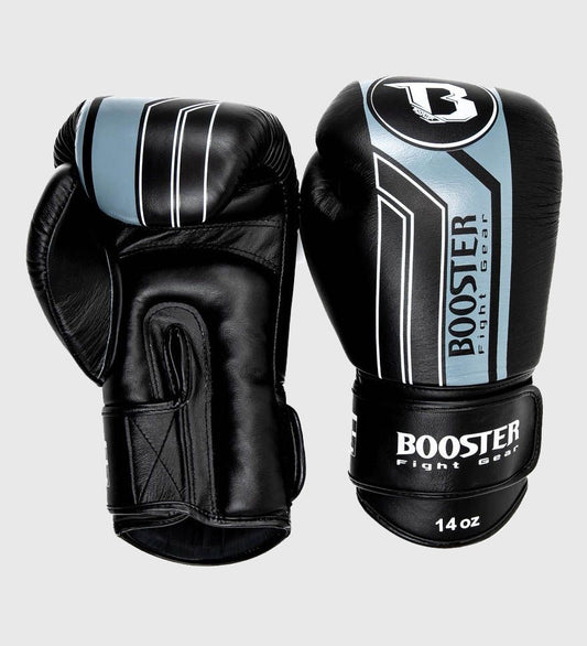 Gants de boxe Booster V9 - Noir/Gris