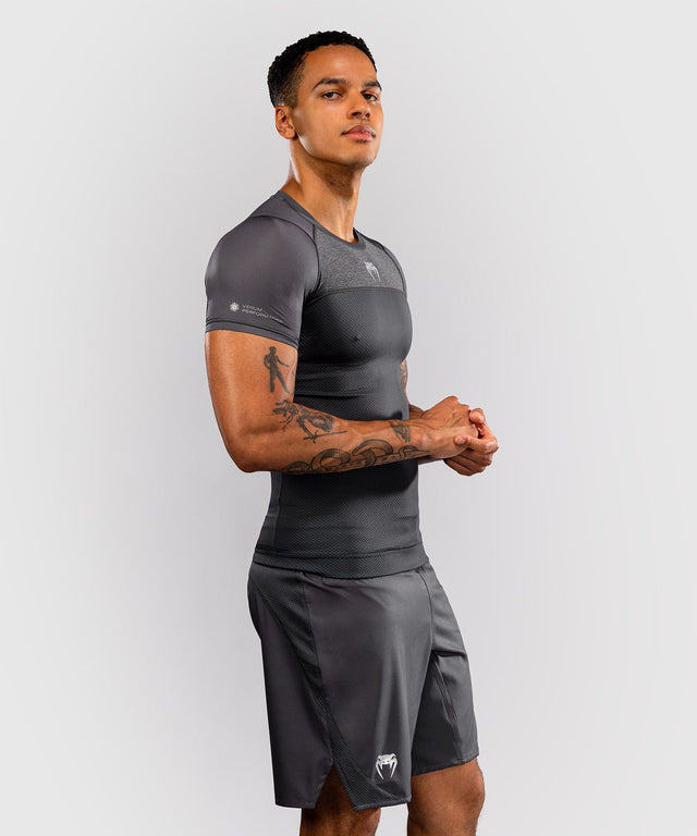 Venum Rashguard G-Fit Scale Korte Mouwen - Grijs