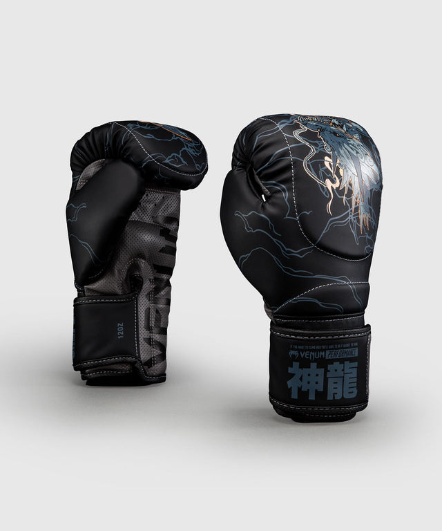 Venum Boxing gloves Thunder Dragon – Black/Grey/Copper